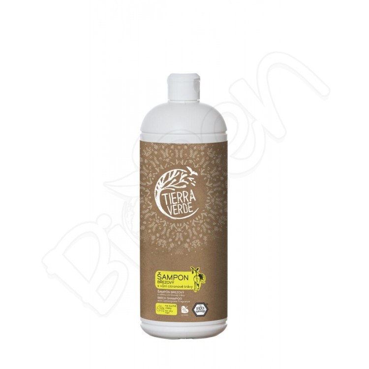 Šampón BREZOVÝ s vôňou citrónovej trávy 1L Tierra Verde